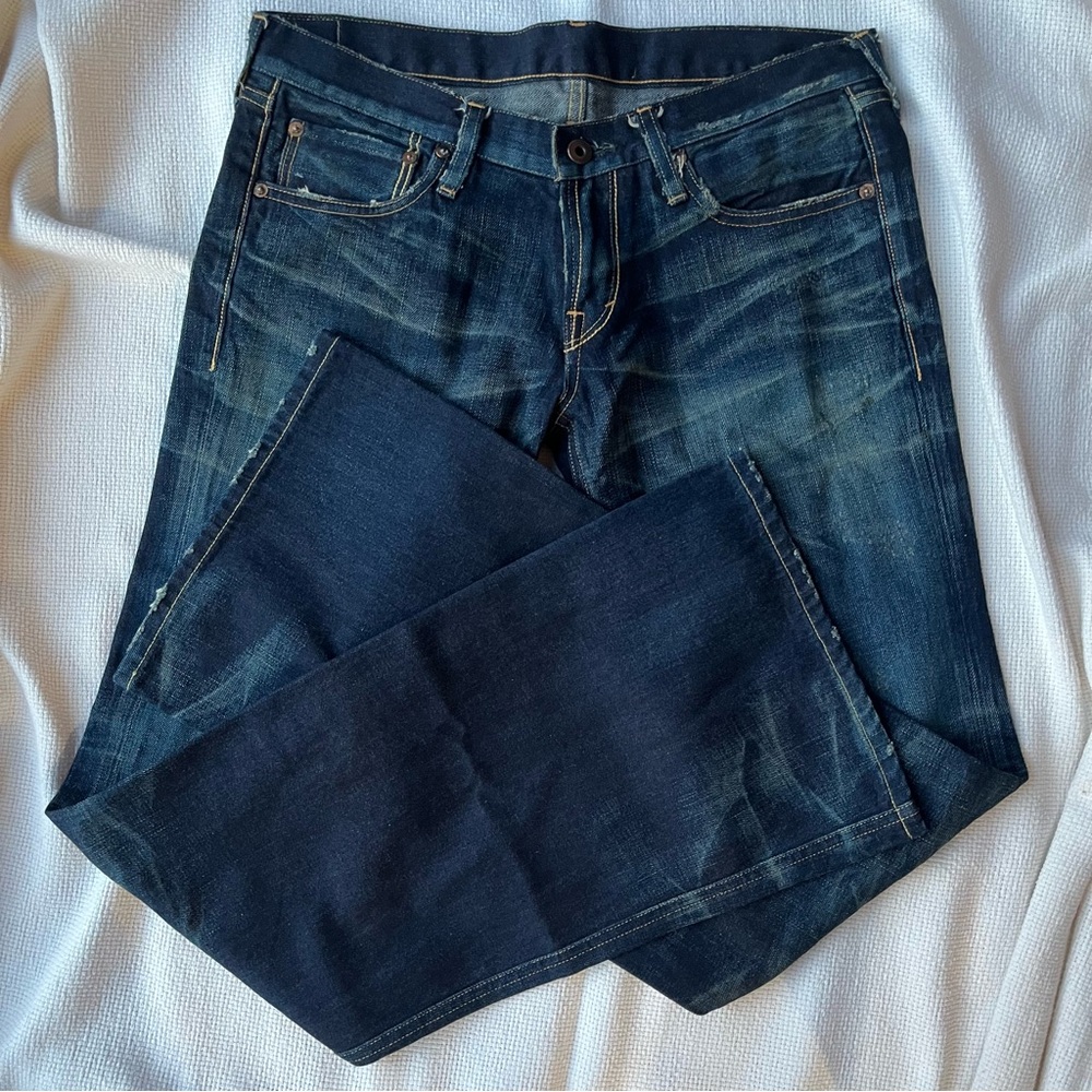 Gilded Age Low Rise Flare Leg Premium Denim Jeans